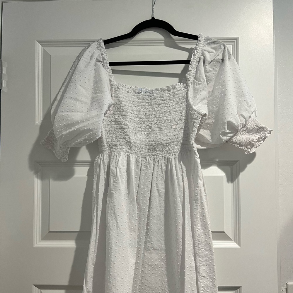 Hill House Home Athena Nap Dress Swiss Dot